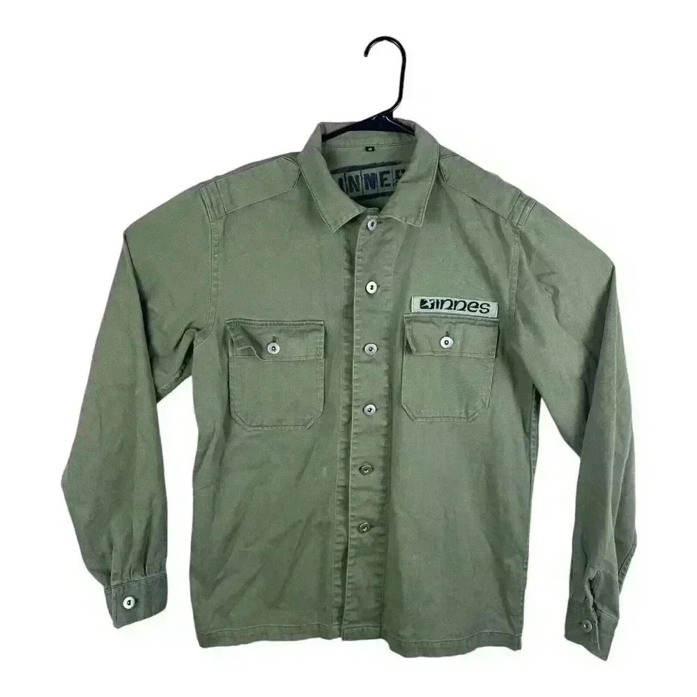 Vintage Innes Long Sleeve Button Up Shirt Medium Classic early 2000’s Y2K